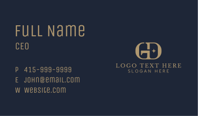 Banking G & D Monogram  Business Card Image Preview