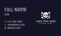 Skull Gaming Gambling Business Card Image Preview