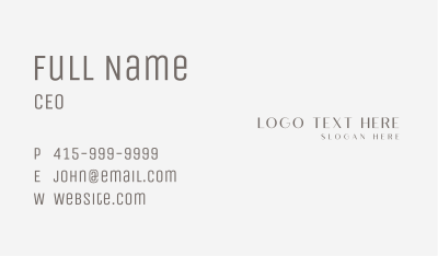 Elegant Company Business Business Card Image Preview