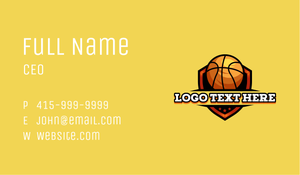 Basketball Sports Team Business Card Design Image Preview