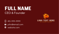 Flame Pork Barbecue  Business Card Image Preview