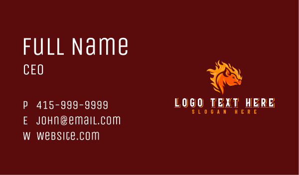 Flame Pork Barbecue  Business Card Design Image Preview