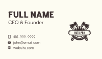 Forest Axe Woodwork Business Card Image Preview