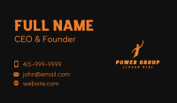 Thunder Human Torch Business Card Image Preview