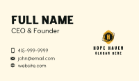 Grunge Lemonade Stall Letter Business Card Image Preview