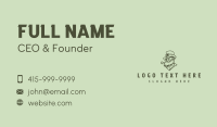 Leprechaun Smoking Pipe Business Card Design