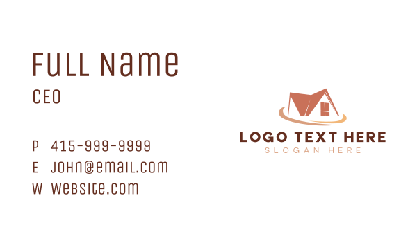 House Roof Improvement Business Card Design Image Preview