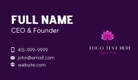 Lotus Flower Bud Business Card Image Preview