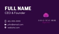 Lotus Flower Bud Business Card Preview