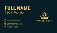 Premium Deluxe Crown  Business Card Image Preview