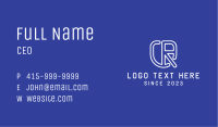 Abstract Corporate Shield CR Business Card Image Preview