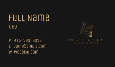 Piano Musician Instrument Business Card Image Preview