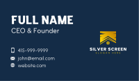 Home Roofing Real Estate Business Card Design
