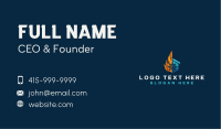 Ice Fire Home Business Card Image Preview