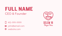 Pink Coffee Lover Business Card Image Preview