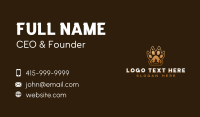 Lion Crown Paw Business Card Image Preview