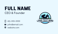 Lawn Mower Yard Business Card Design