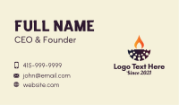 Spa Oil Lamp  Business Card Image Preview
