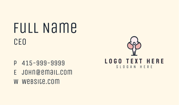 Nature Human Tree Business Card Design Image Preview