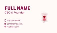 Classy Wine Rose Business Card Image Preview