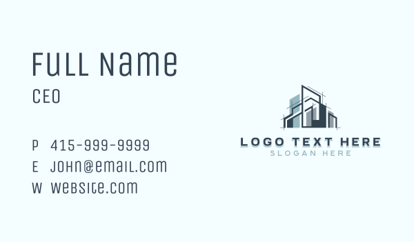 Building Blueprint Architecture Business Card Design Image Preview