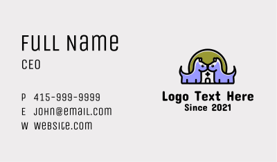 Dog Animal Hospital Business Card Image Preview