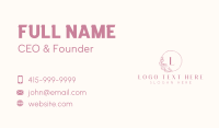 Elegant Peony Flower Business Card Image Preview