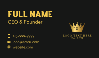 Golden Crown Real Estate Business Card Image Preview