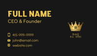 Golden Crown Real Estate Business Card Image Preview