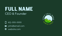 Grass Lawn Landscaping Business Card Preview