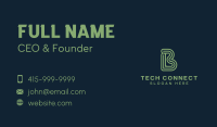 Cyber Tech Software Letter B Business Card Image Preview