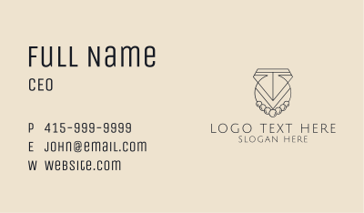 Diamond Jewelry Store  Business Card Image Preview