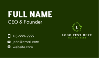 Leafy Vine Letter Business Card Image Preview