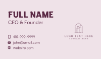 Wellness Candle Spa Business Card Preview