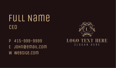 Ornamental Luxury Boutique Business Card Image Preview