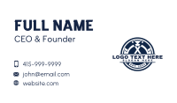 Hoe Tool Emblem  Business Card Image Preview
