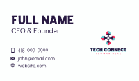 Tech Developer Cube Business Card Image Preview