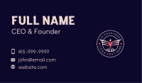 Aviation Wings Eagle Business Card Image Preview