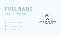 Sanitation Janitorial  Mop Business Card Preview