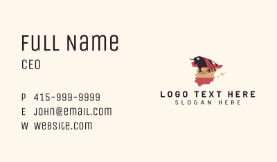 Bull Buffalo Spain Business Card Image Preview