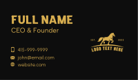 Horse Riding Equestrian Stable Business Card Image Preview