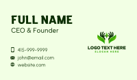 Hand Leaf Medicine Business Card Image Preview