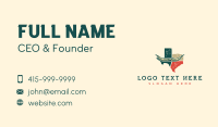 Texas Western Longhorn Business Card Preview