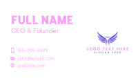 Angel Wings Halo Business Card Design