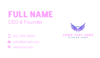 Angel Wings Halo Business Card Image Preview