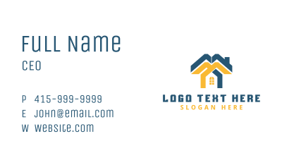 House Property Roof Business Card Image Preview