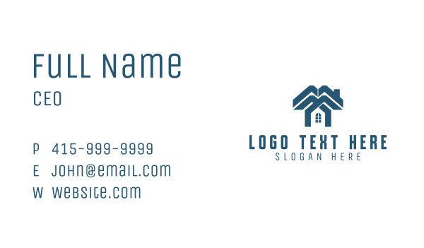 House Property Roof Business Card Design Image Preview