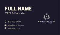 Regal Shield University Business Card Design