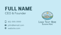 Cliff Tent Camp Business Card Design