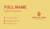 Flame Fish Grill Business Card Design